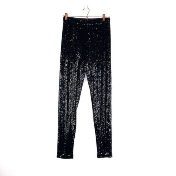 WAYF High Waist Sequin Leggings - Picture 5 of 8